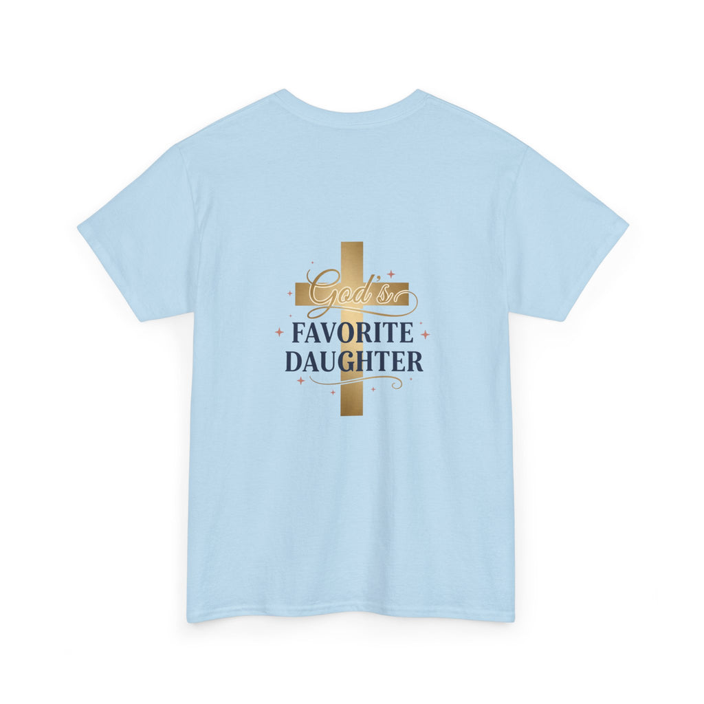 Favorite Daughter Cross T-Shirt — 'God's Favorite Daughter' Faith Tee