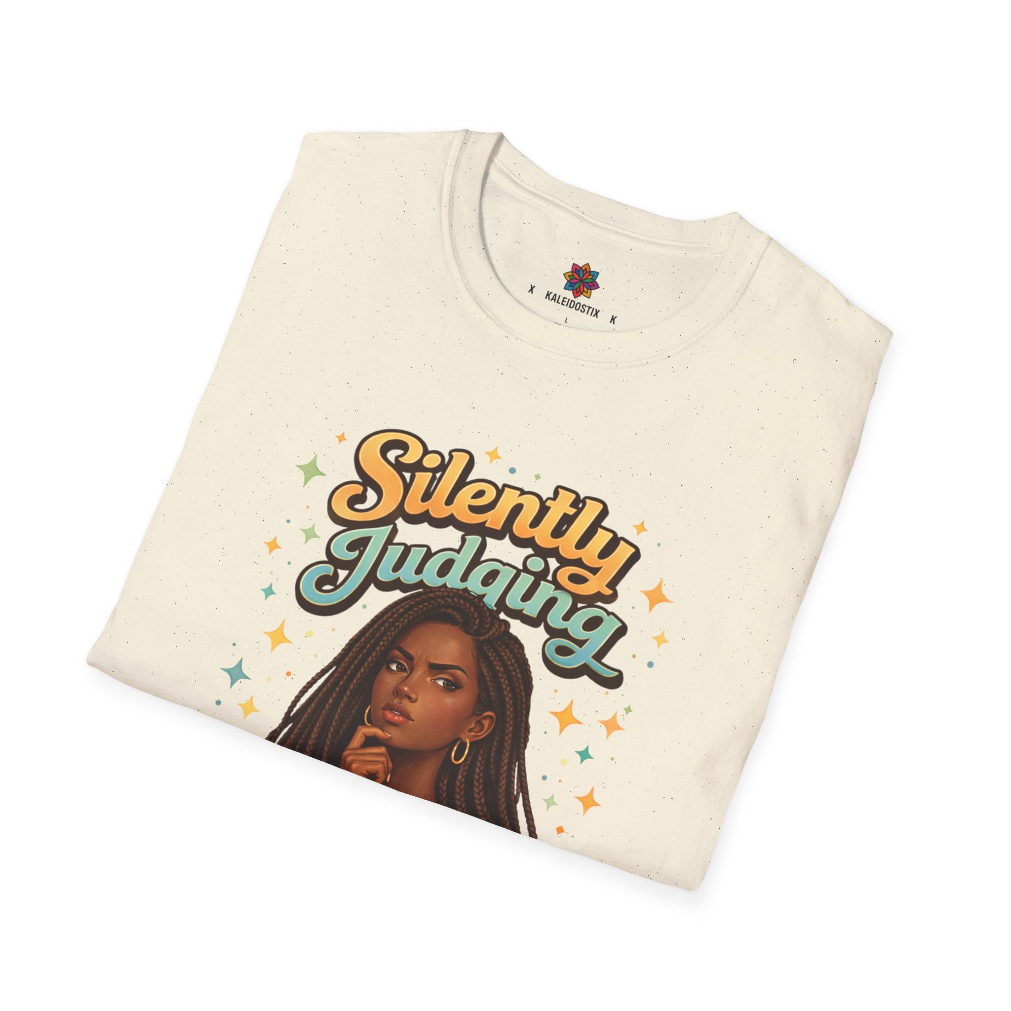 Silently Judging Everything T-Shirt | Sassy Portrait Graphic Tee