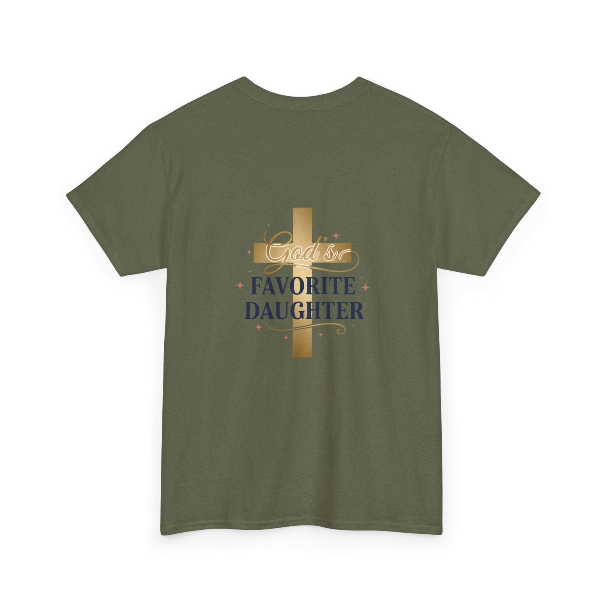 Favorite Daughter Cross T-Shirt — 'God's Favorite Daughter' Faith Tee