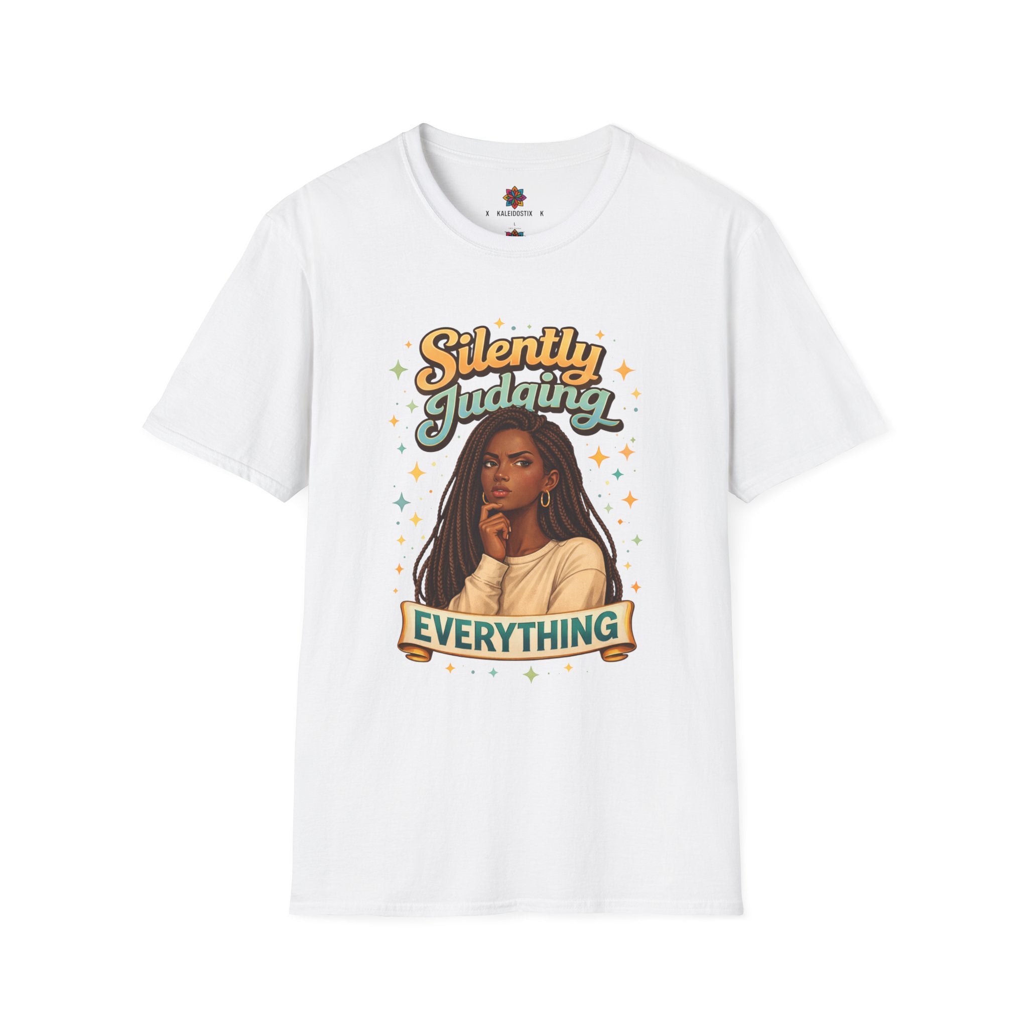 Silently Judging Everything T-Shirt | Sassy Portrait Graphic Tee