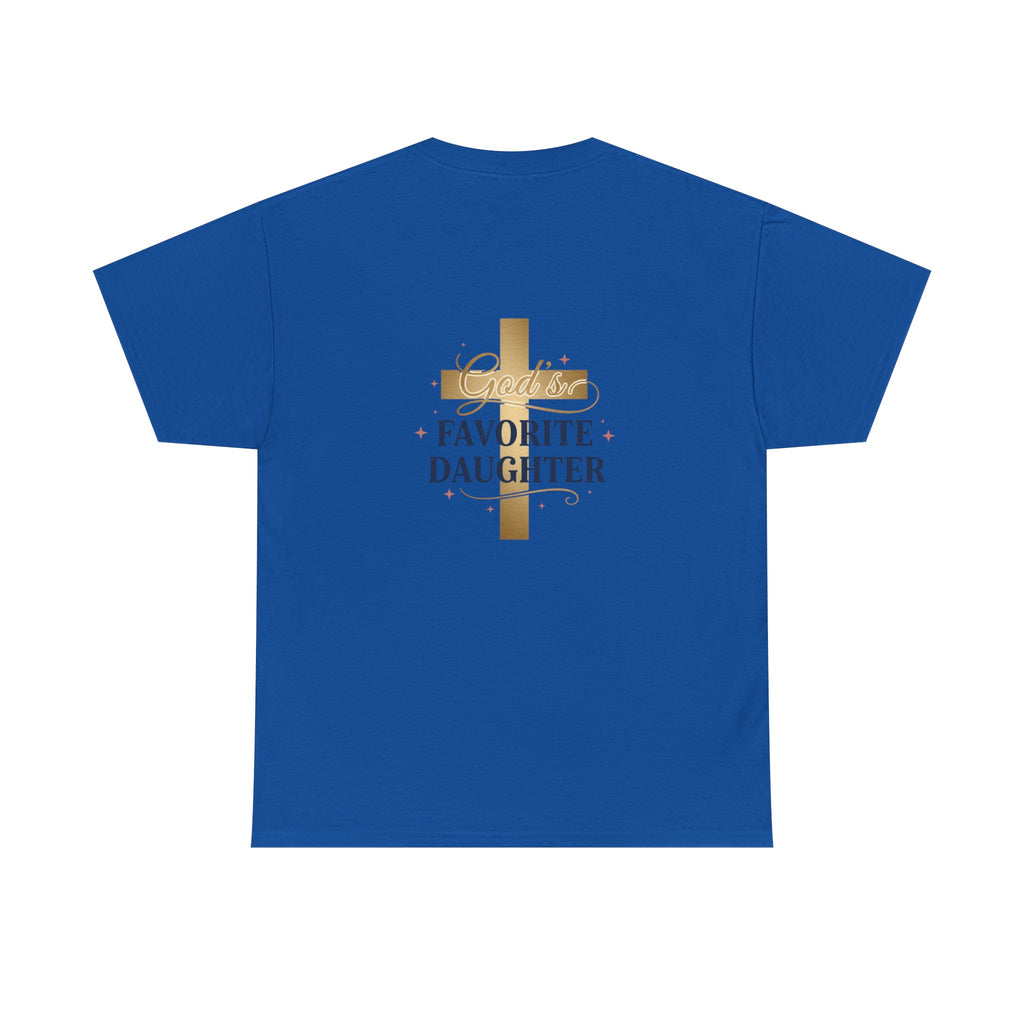Favorite Daughter Cross T-Shirt — 'God's Favorite Daughter' Faith Tee