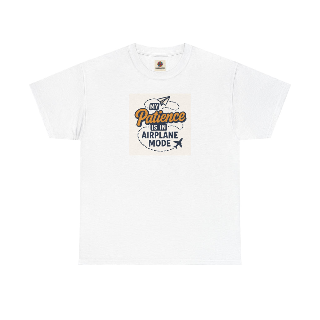 My Patience Is In Airplane Mode T-Shirt | Funny Travel Tee