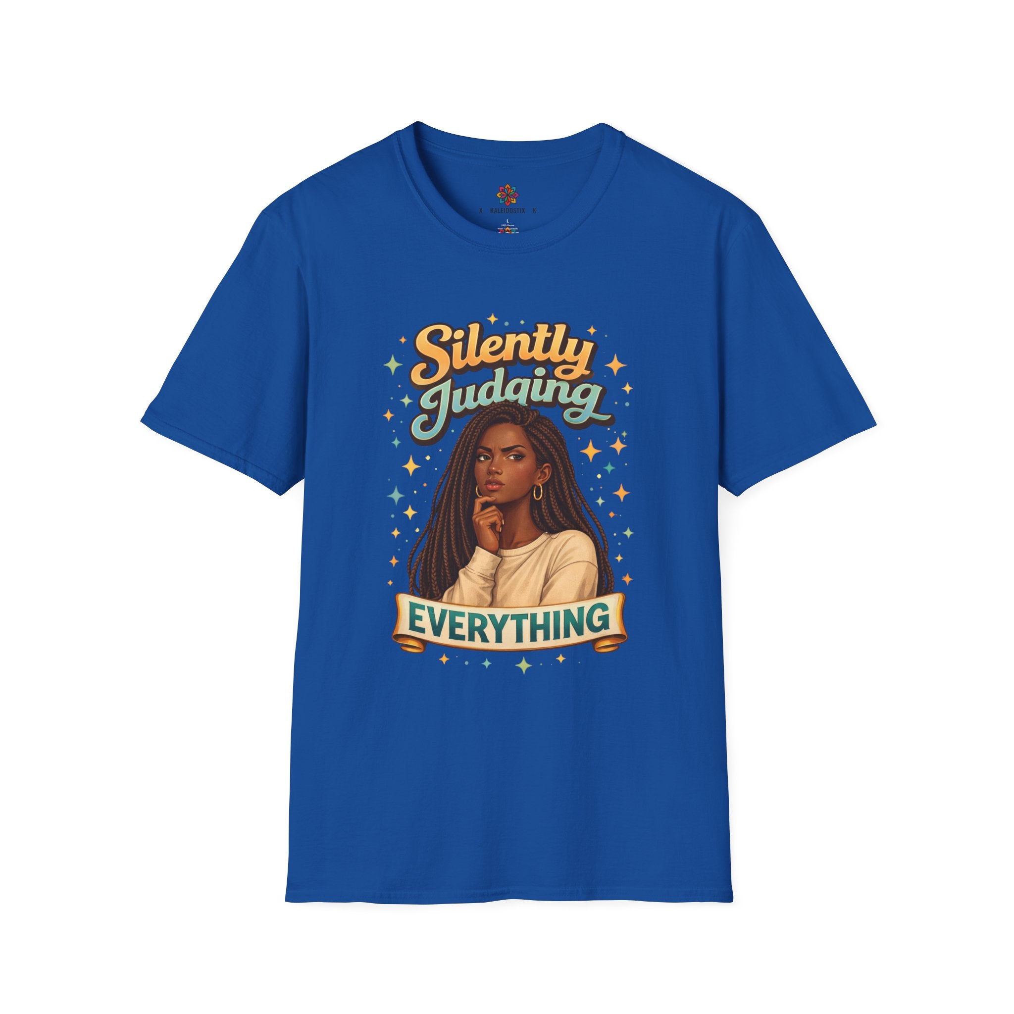 Silently Judging Everything T-Shirt | Sassy Portrait Graphic Tee