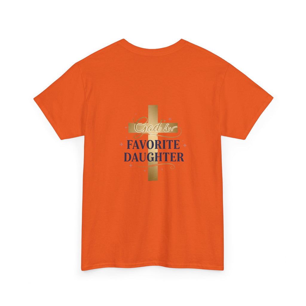 Favorite Daughter Cross T-Shirt — 'God's Favorite Daughter' Faith Tee