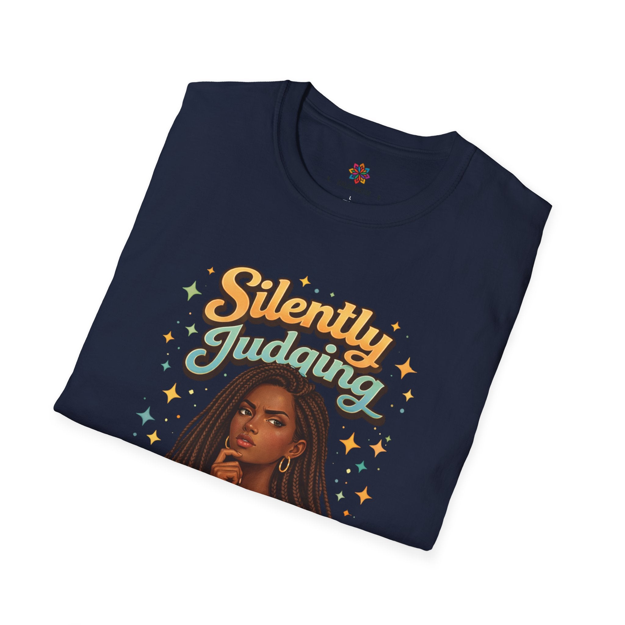 Silently Judging Everything T-Shirt | Sassy Portrait Graphic Tee
