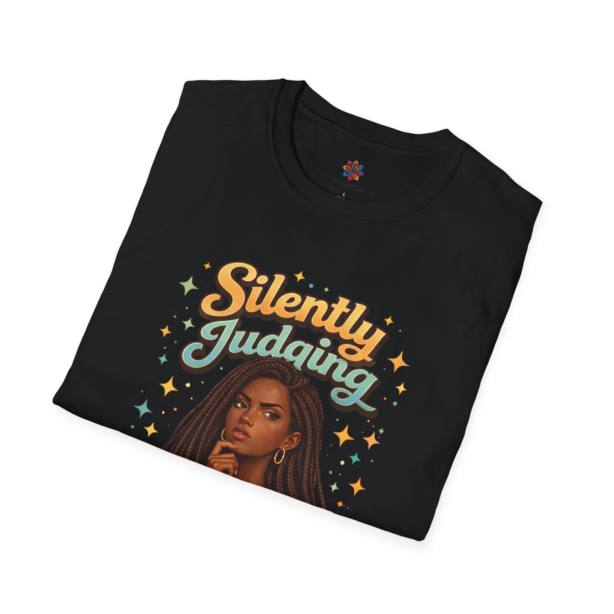 Silently Judging Everything T-Shirt | Sassy Portrait Graphic Tee