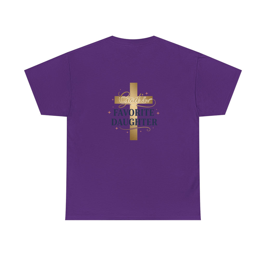 Favorite Daughter Cross T-Shirt — 'God's Favorite Daughter' Faith Tee