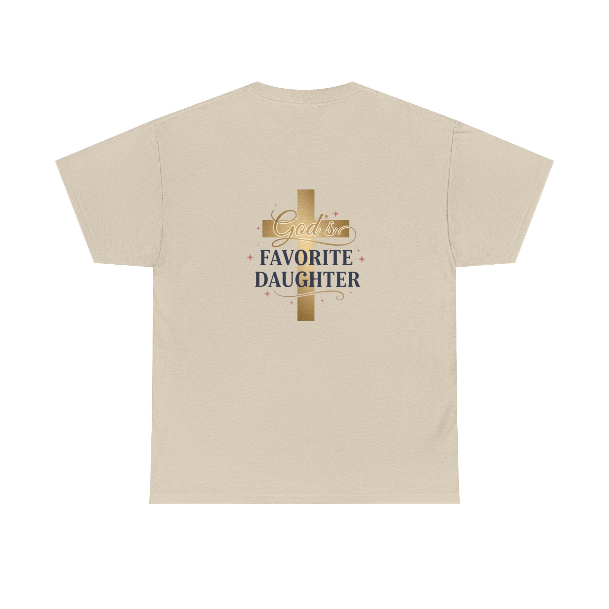 Favorite Daughter Cross T-Shirt — 'God's Favorite Daughter' Faith Tee
