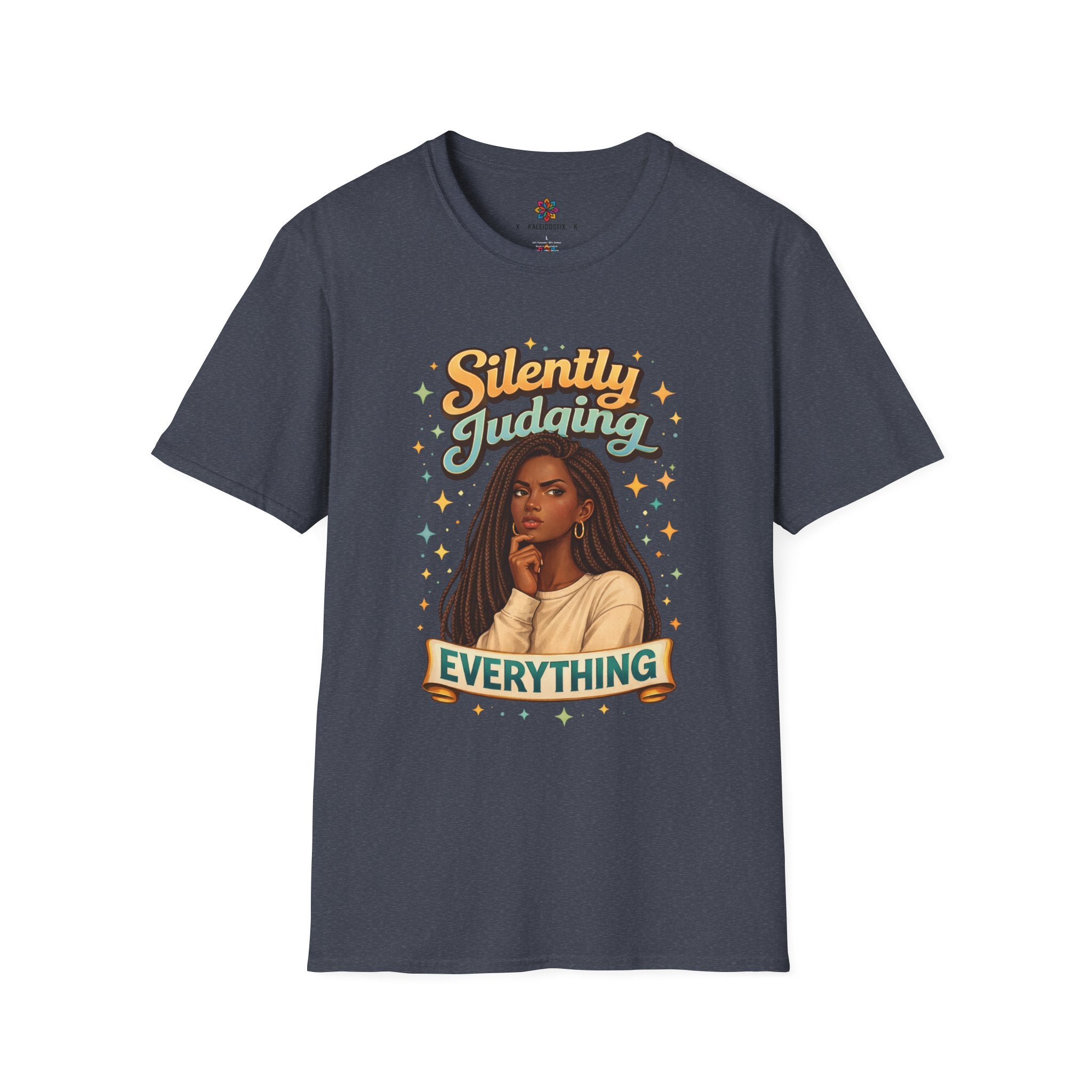 Silently Judging Everything T-Shirt | Sassy Portrait Graphic Tee