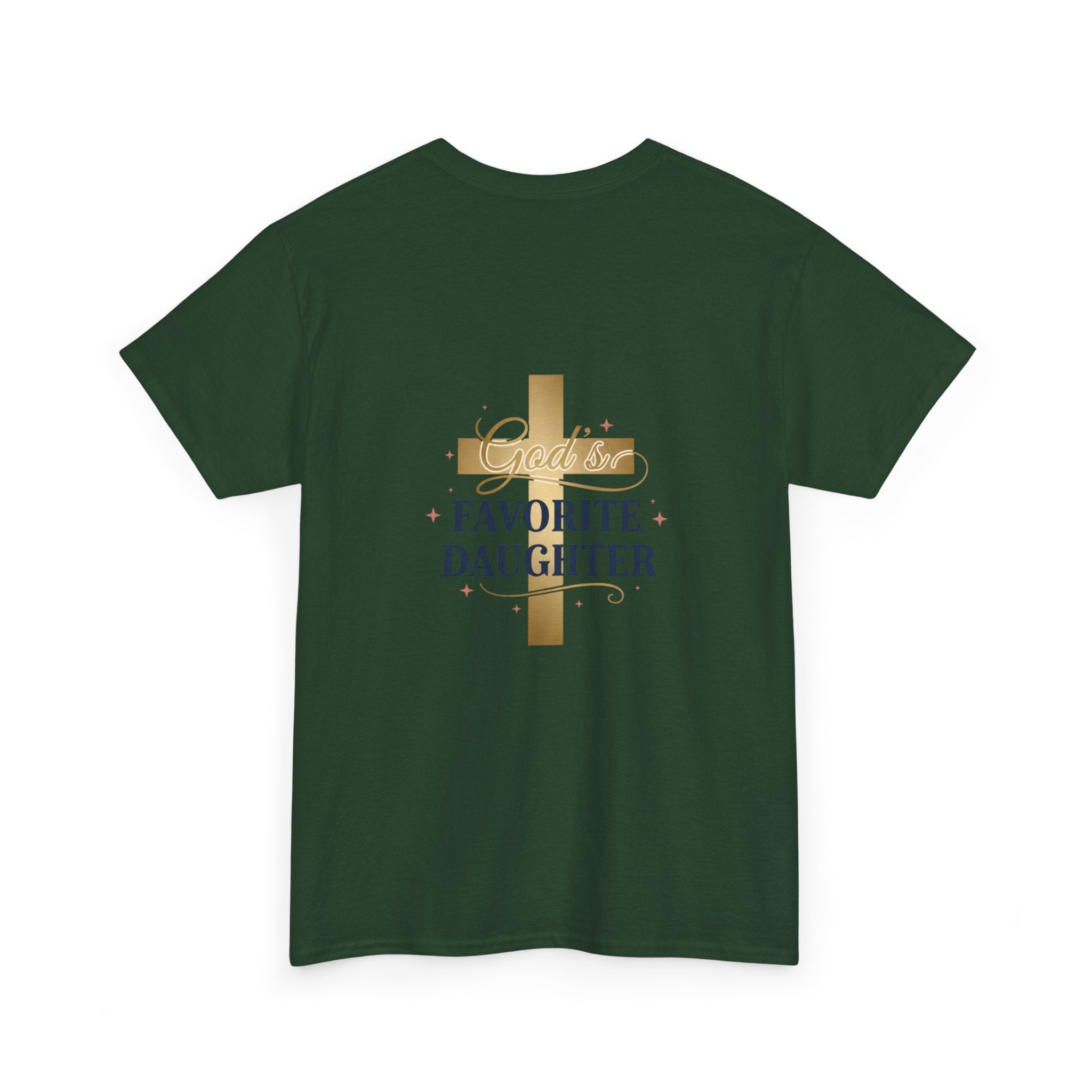 Favorite Daughter Cross T-Shirt — 'God's Favorite Daughter' Faith Tee
