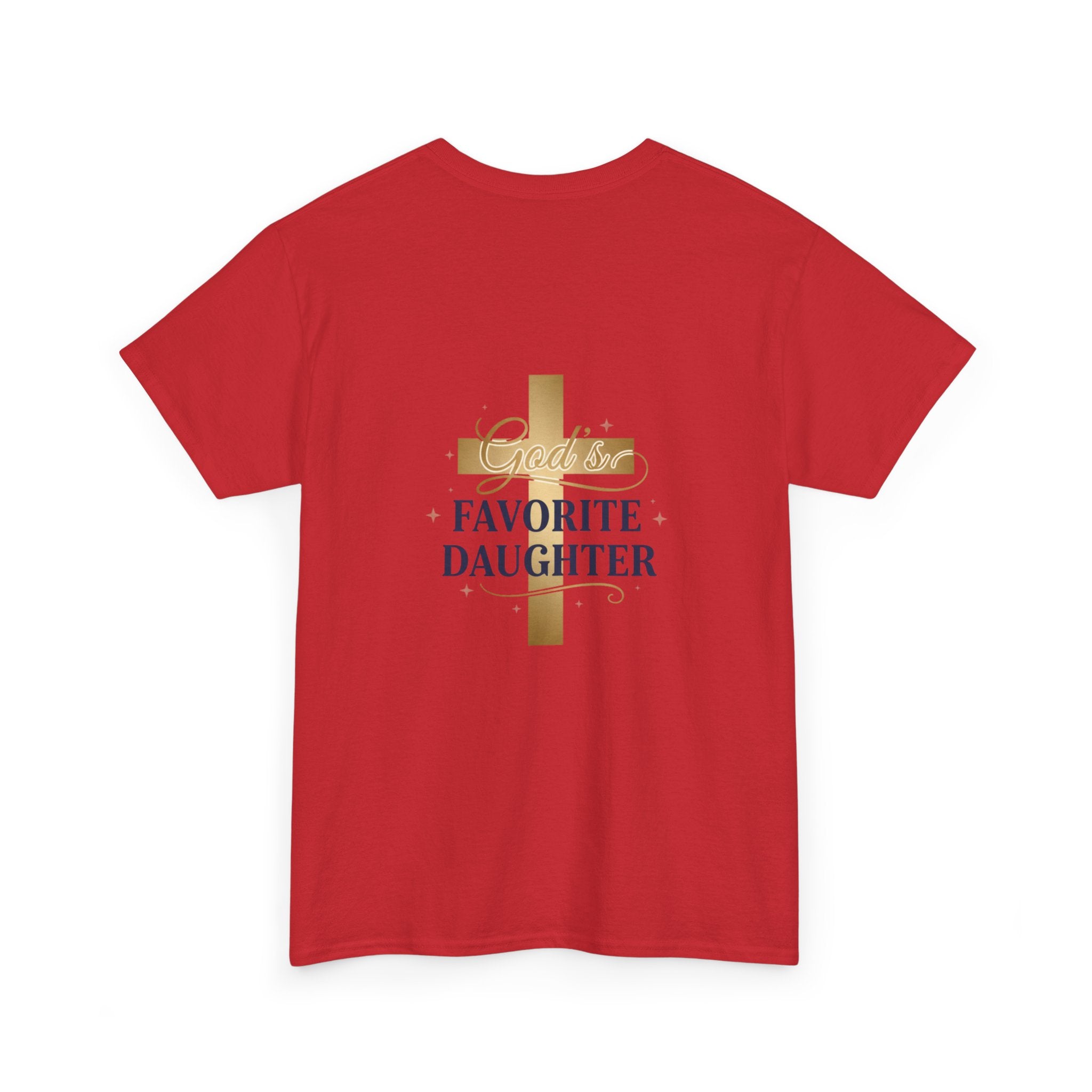 Favorite Daughter Cross T-Shirt — 'God's Favorite Daughter' Faith Tee