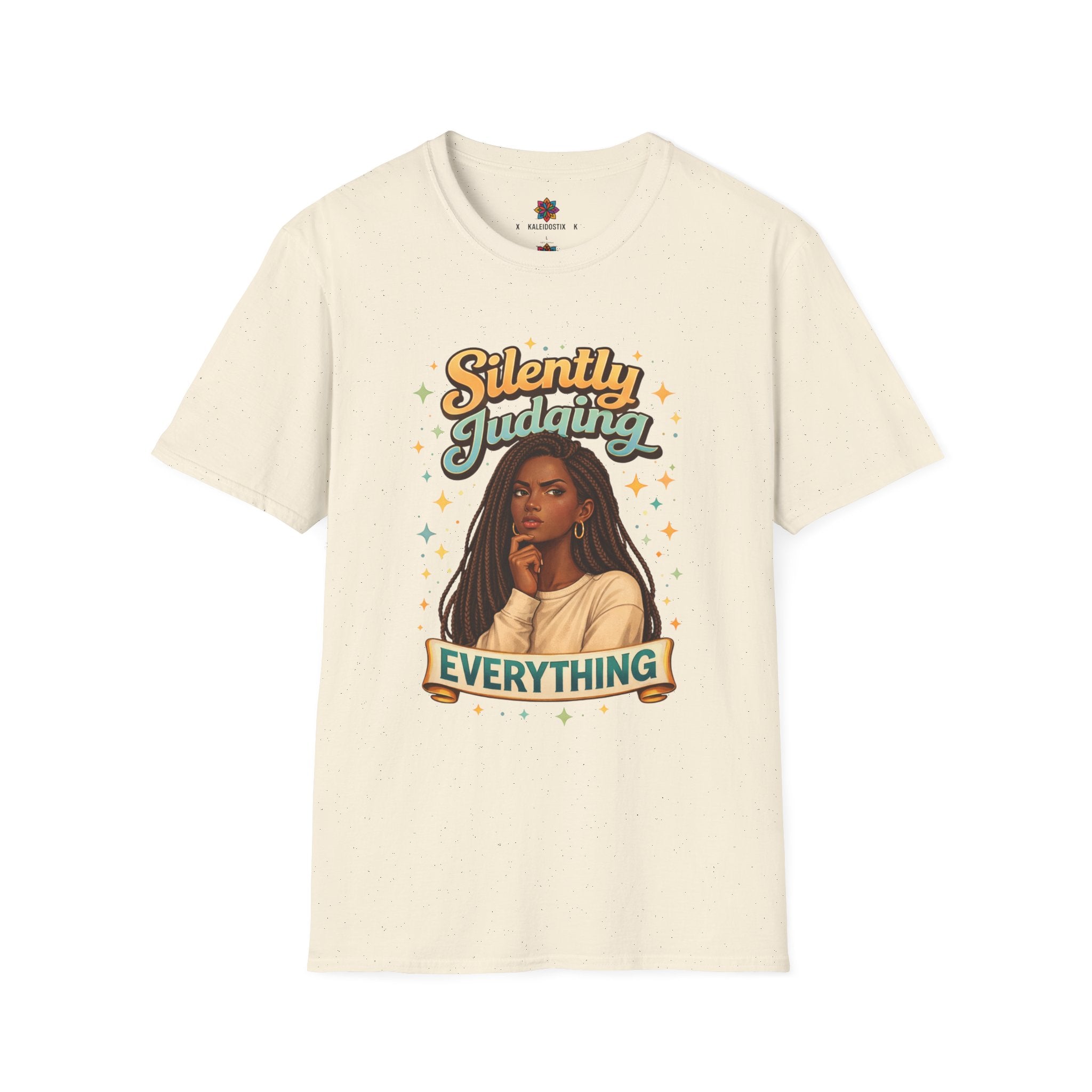 Silently Judging Everything T-Shirt | Sassy Portrait Graphic Tee