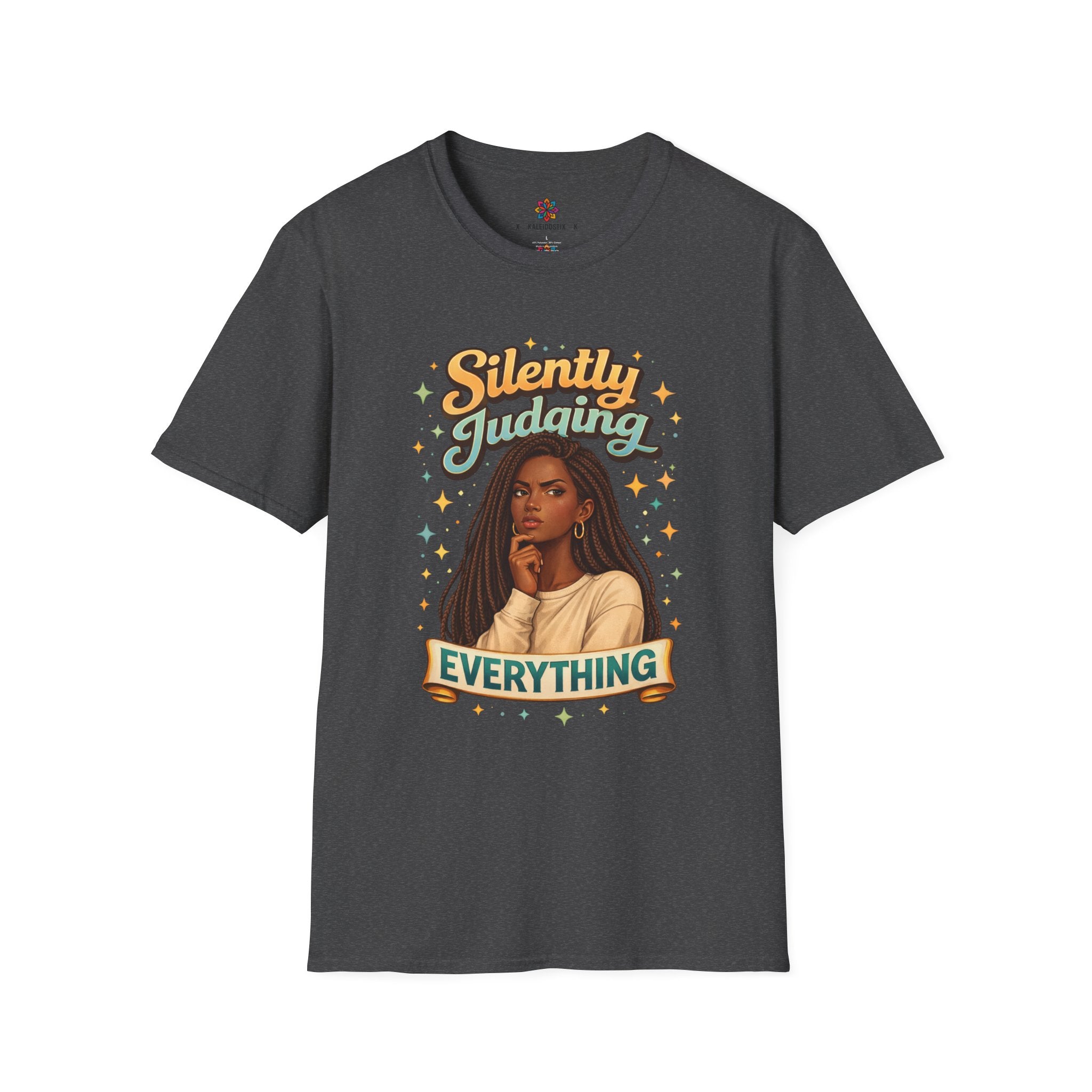 Silently Judging Everything T-Shirt | Sassy Portrait Graphic Tee