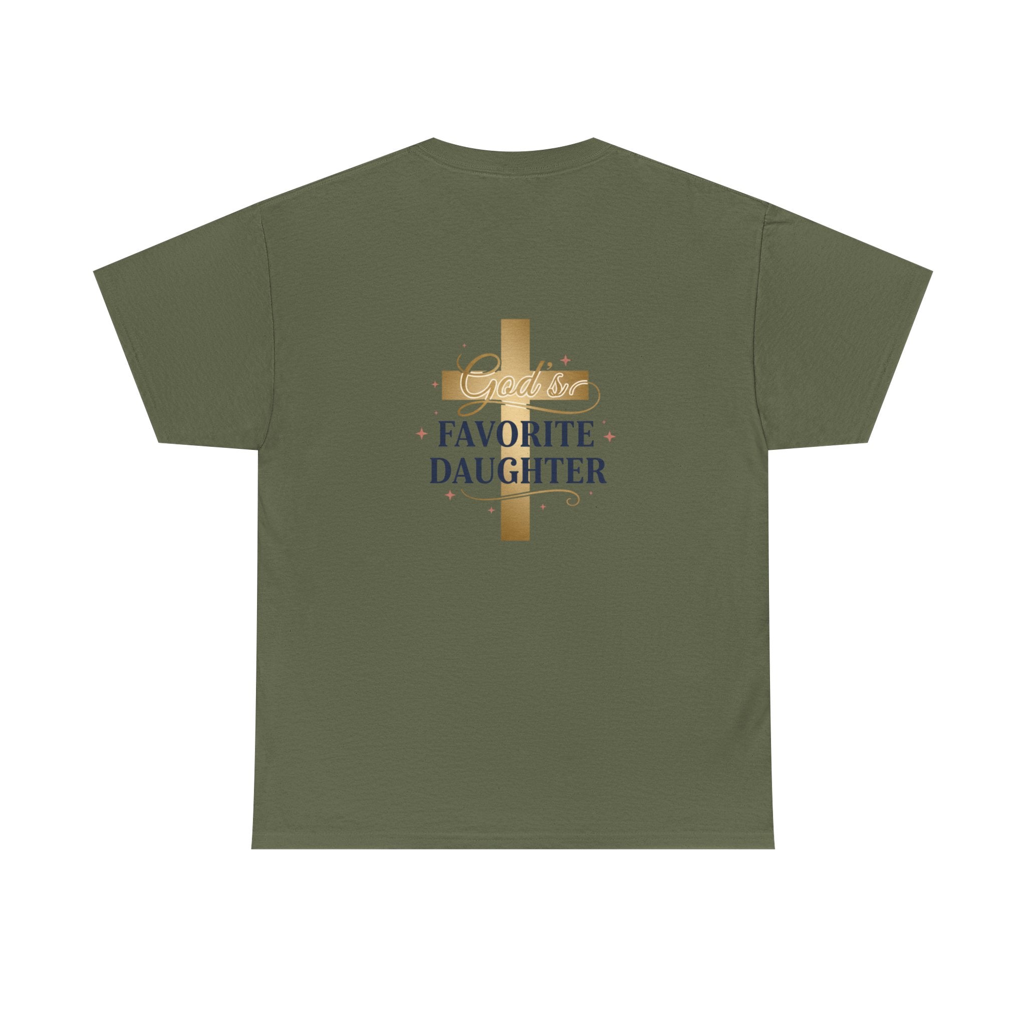 Favorite Daughter Cross T-Shirt — 'God's Favorite Daughter' Faith Tee