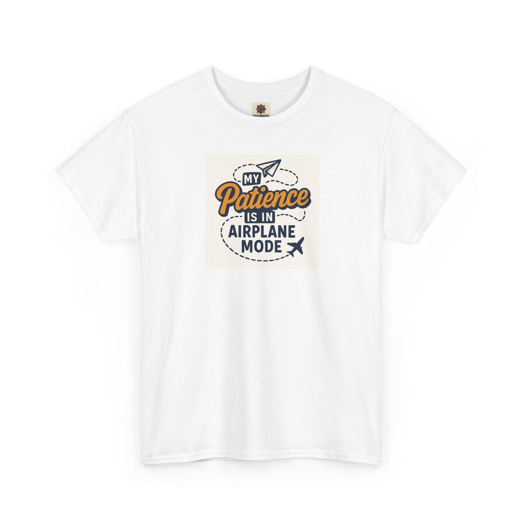 My Patience Is In Airplane Mode T-Shirt | Funny Travel Tee