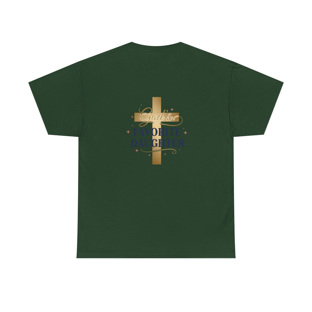 Favorite Daughter Cross T-Shirt — 'God's Favorite Daughter' Faith Tee