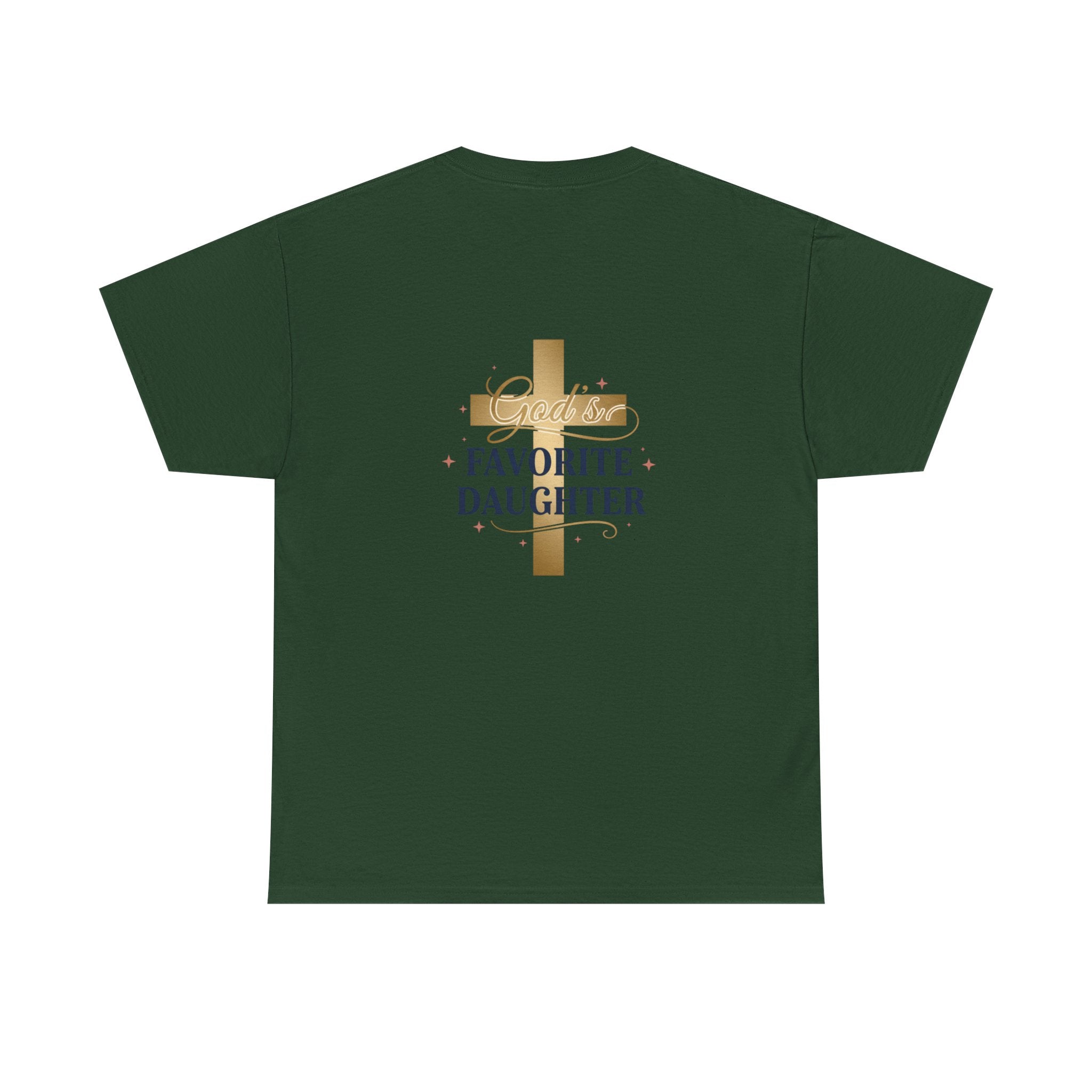 Favorite Daughter Cross T-Shirt — 'God's Favorite Daughter' Faith Tee