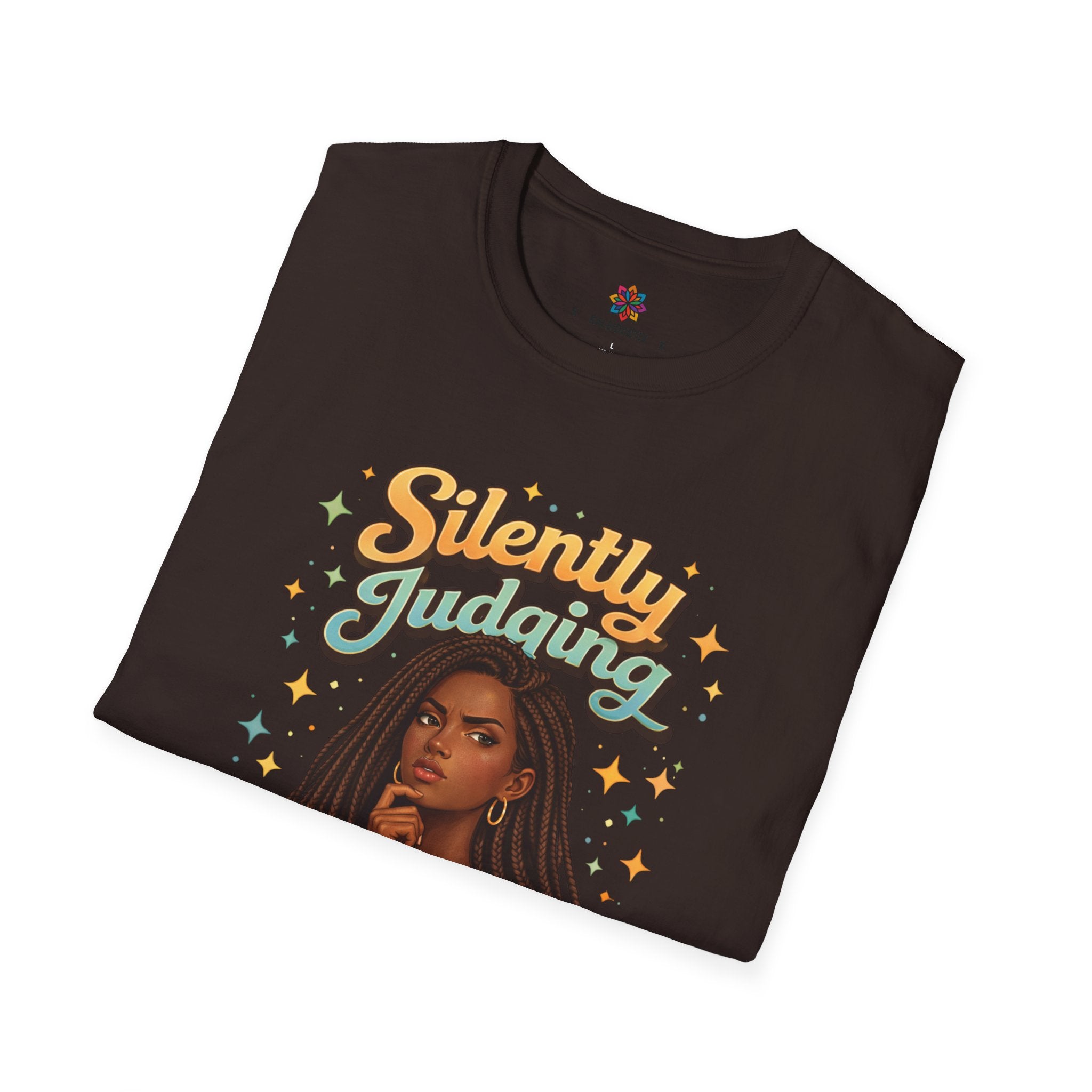 Silently Judging Everything T-Shirt | Sassy Portrait Graphic Tee