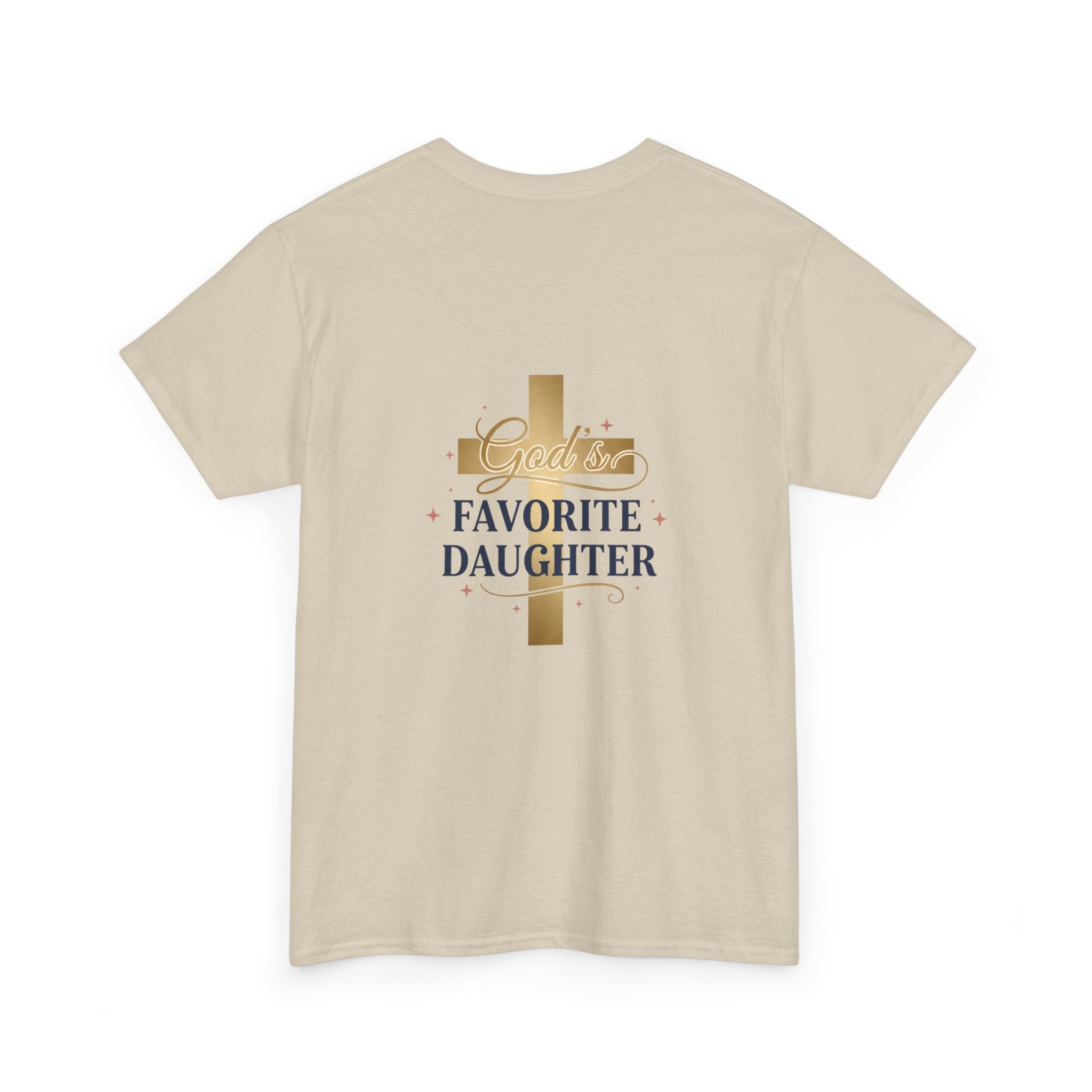Favorite Daughter Cross T-Shirt — 'God's Favorite Daughter' Faith Tee