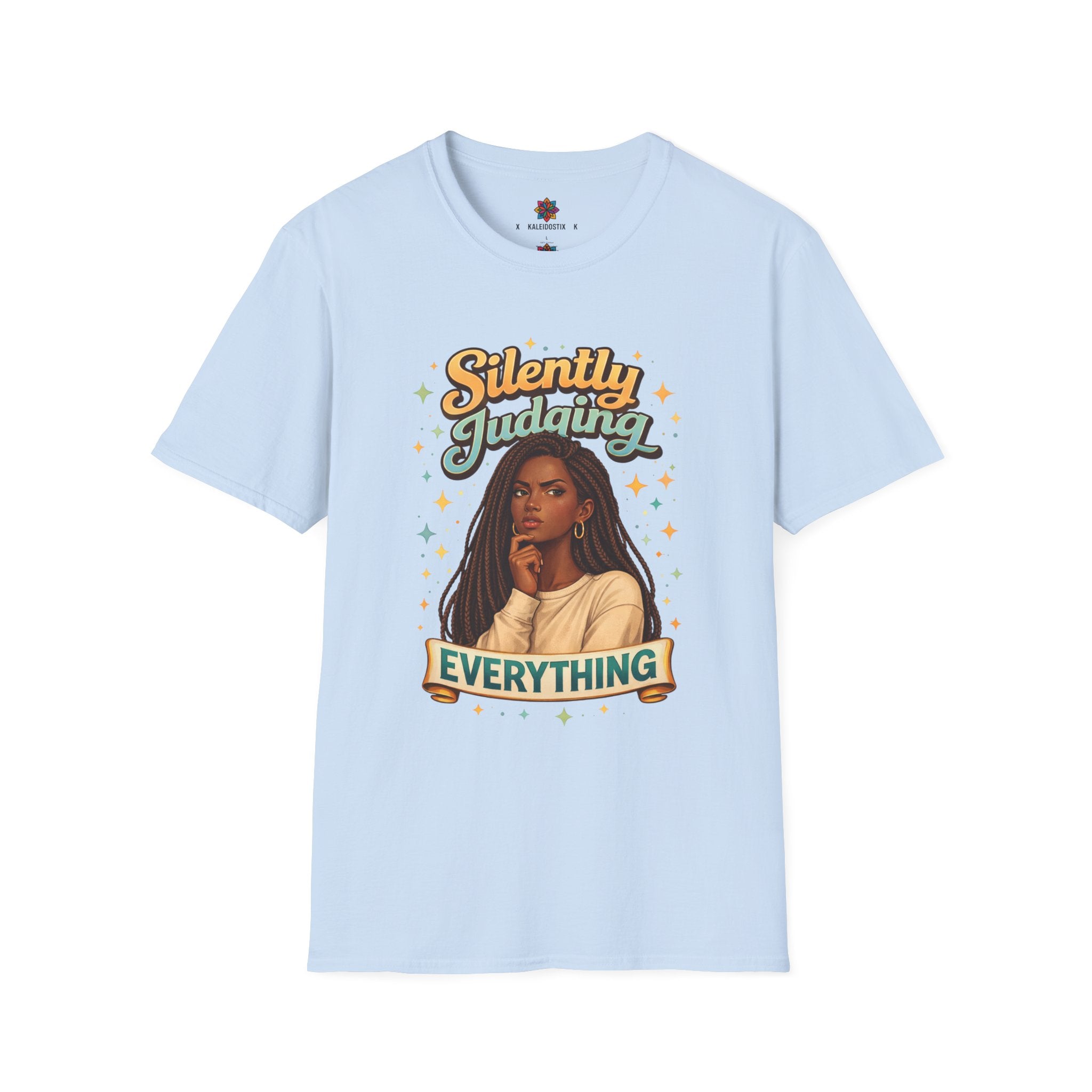 Silently Judging Everything T-Shirt | Sassy Portrait Graphic Tee