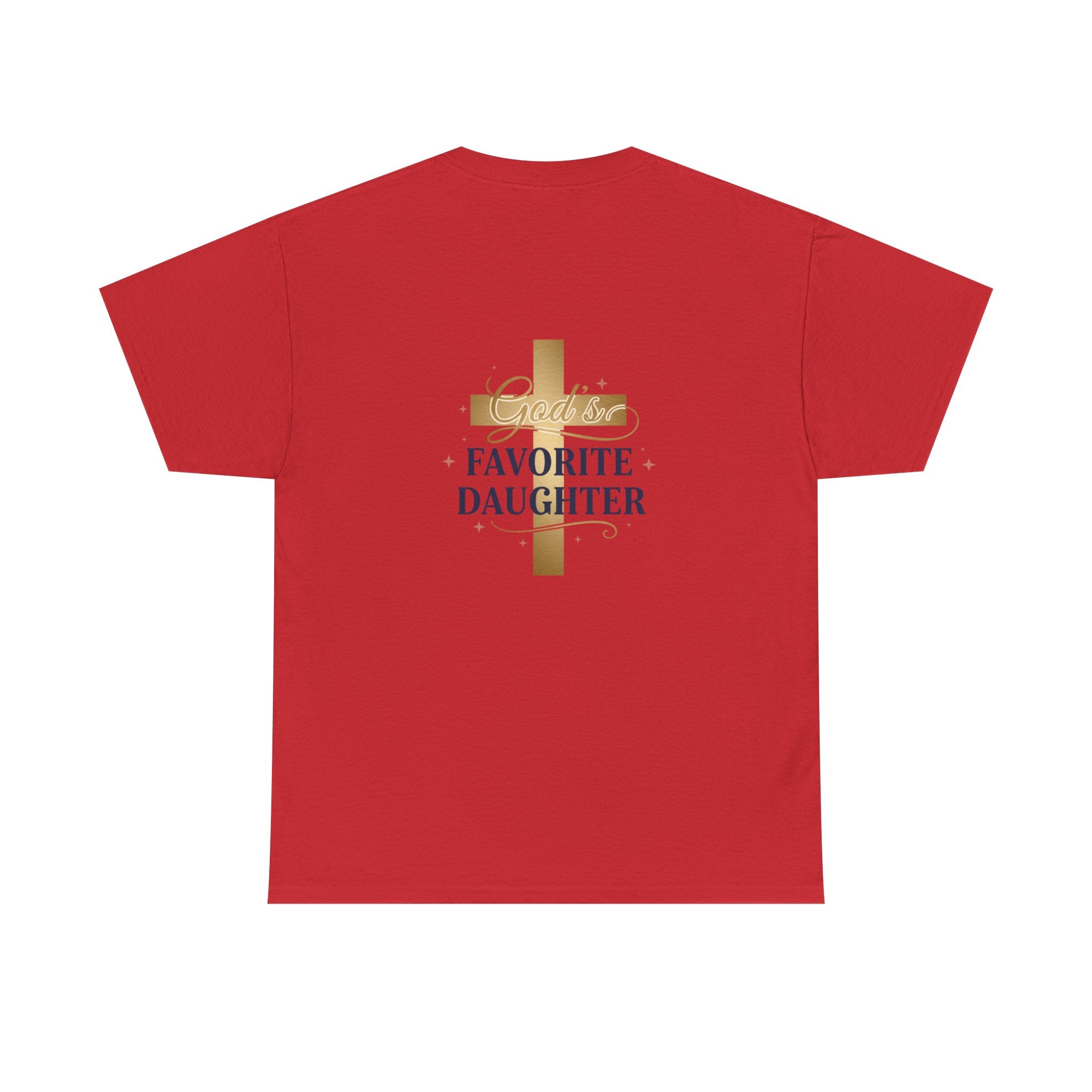 Favorite Daughter Cross T-Shirt — 'God's Favorite Daughter' Faith Tee