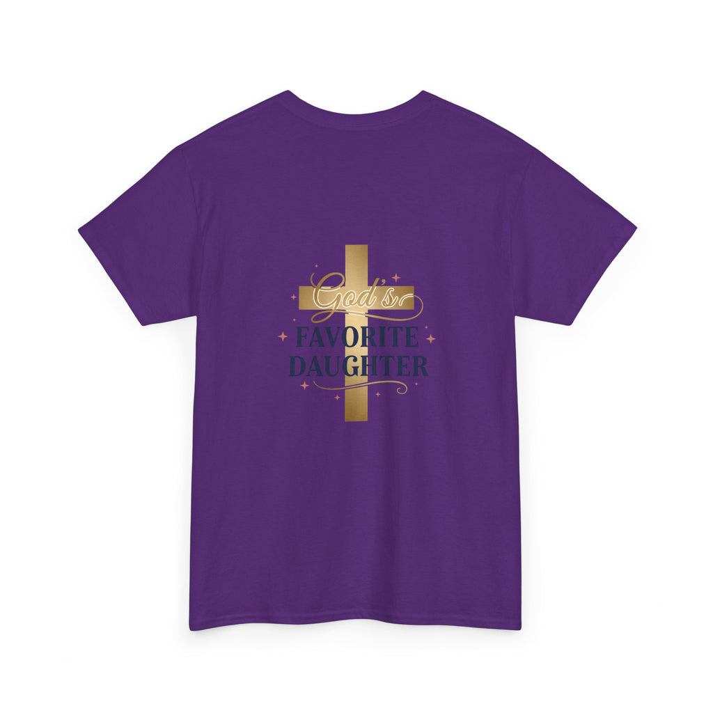 Favorite Daughter Cross T-Shirt — 'God's Favorite Daughter' Faith Tee