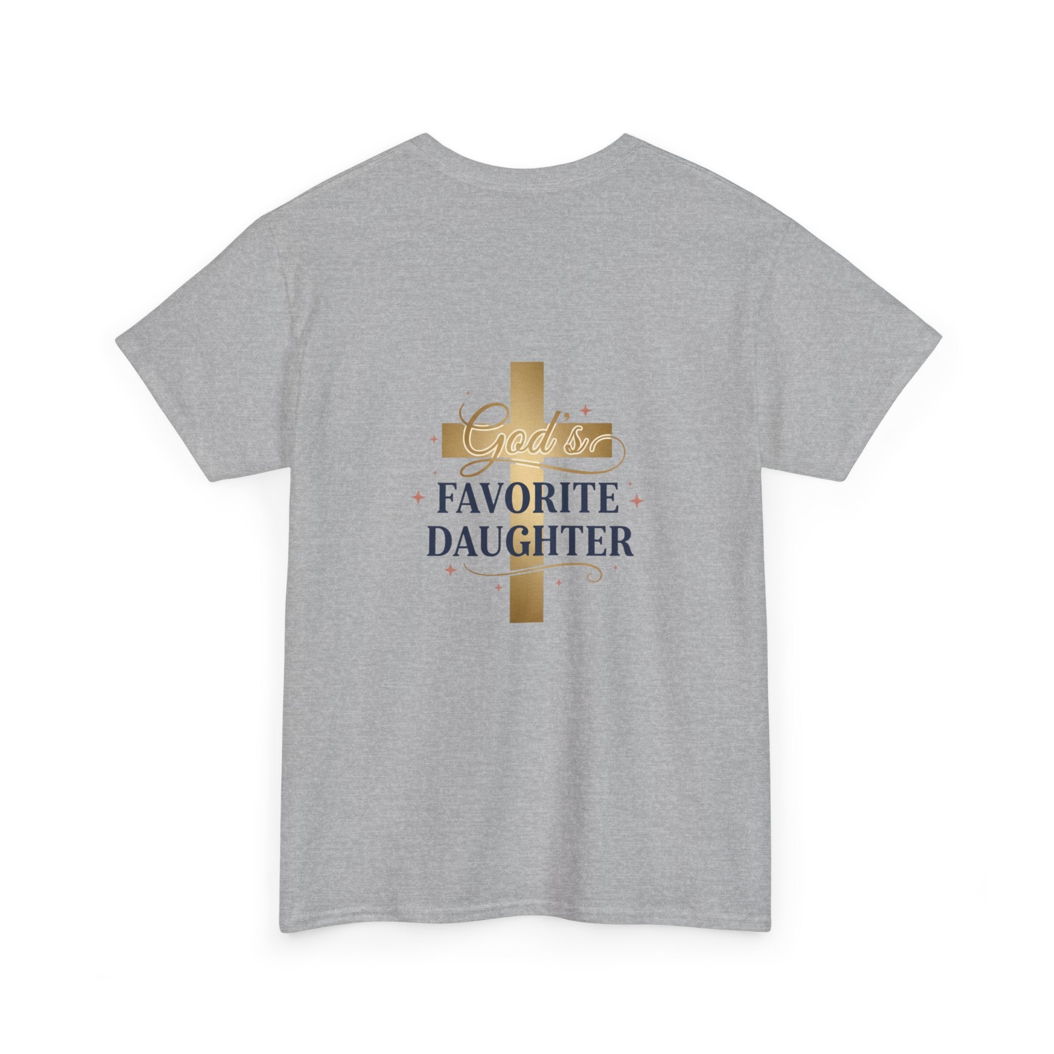 Favorite Daughter Cross T-Shirt — 'God's Favorite Daughter' Faith Tee