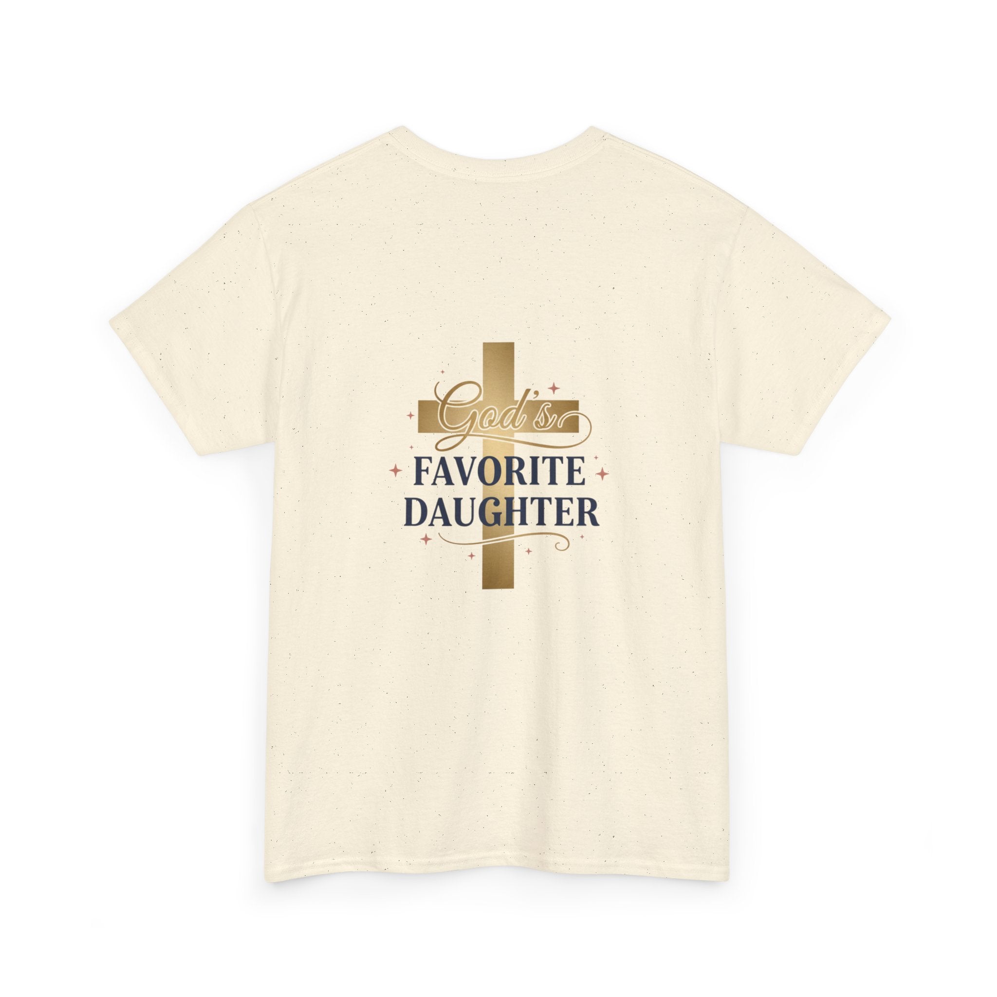 Favorite Daughter Cross T-Shirt — 'God's Favorite Daughter' Faith Tee