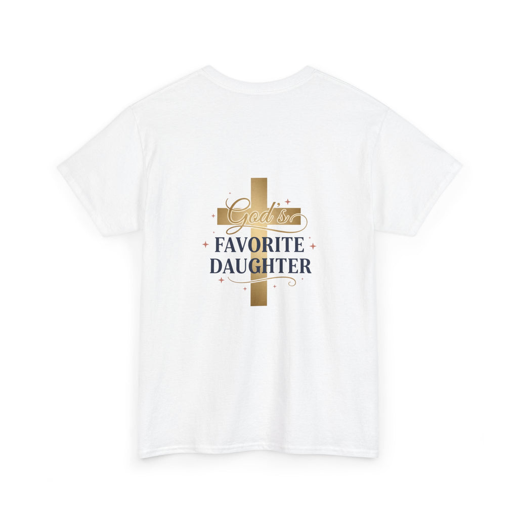 Favorite Daughter Cross T-Shirt — 'God's Favorite Daughter' Faith Tee